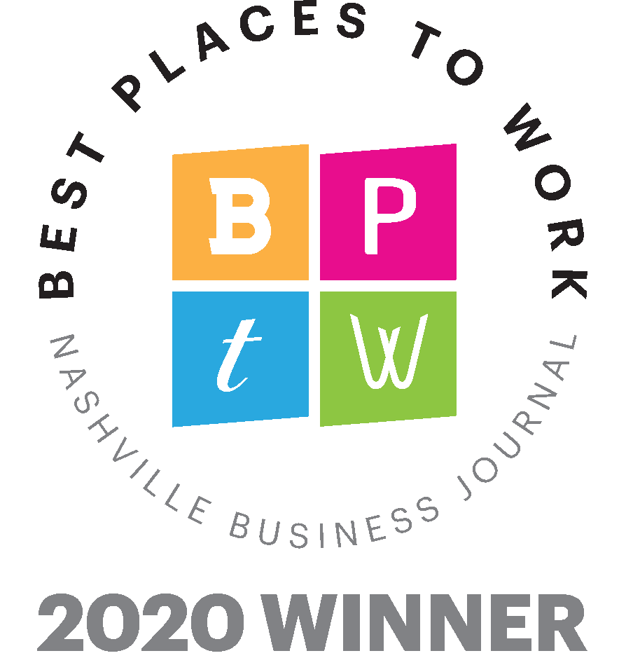 Best Places to Work 2020 Winner / Nashville Business Journal 